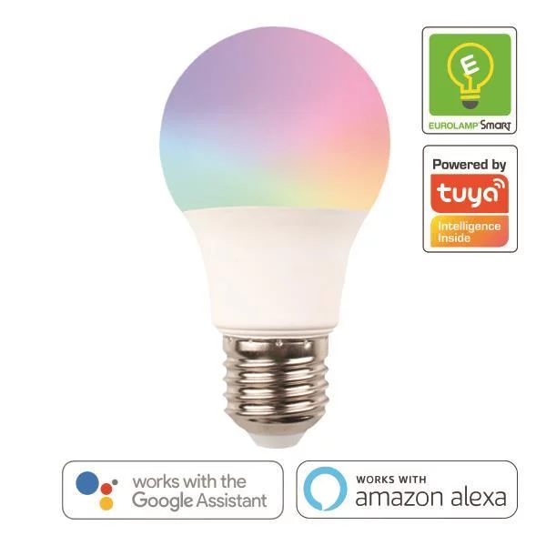 ΕΞΥΠΝΗ ΛΑΜΠΑ led Ε27 8,5w rgb ww wifi v tac 2998