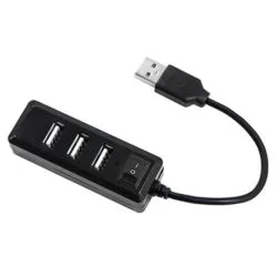 ΑΝΤΑΠΤΟΡΑΣ ΑΠΟ 1 ΘΥΡΑ USB ΣΕ 4 ΘΥΡΕΣ USB ΜΑΥΡΟΣ LAMTECH