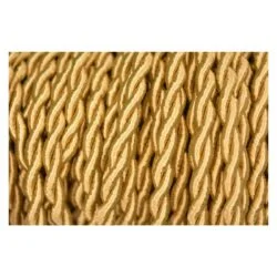 ΚΑΛΩΔΙΟ ΥΦΑΣΜΑΤΙΝΟ ΣΤΡΙΦΤΟ ΧΡΥΣΟ 2Χ0,75mm² VK/00E03045