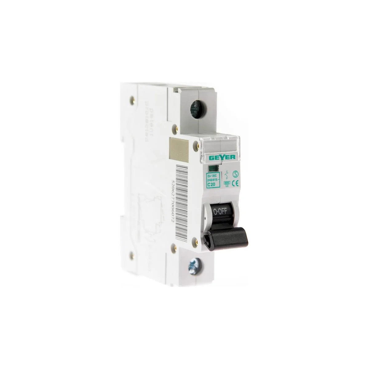 ΑΣΦΑΛΕΙΑ ΡΑΓΑΣ 1p 20a c geyer ea120c