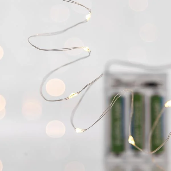 ΛΑΜΠΑΚΙΑ 20led copper ΘΕΡΜΟ ΦΩΣ ΜΕ ΜΠΑΤΑΡΙΑ eurolamp 600 11221
