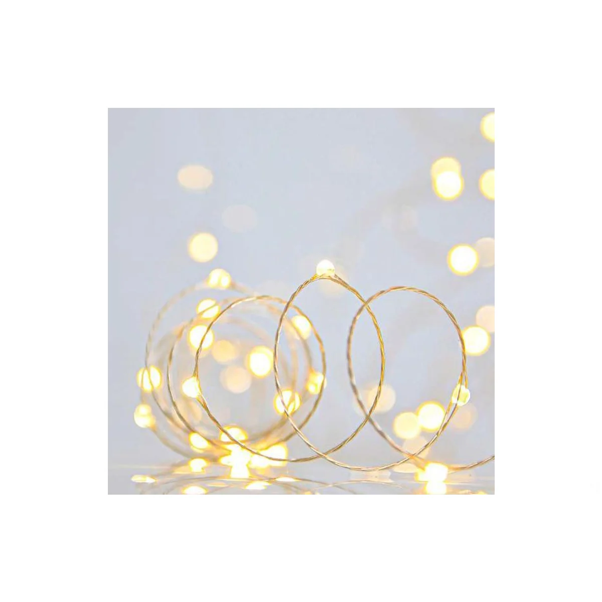 ΛΑΜΠΑΚΙΑ 100led copper ΘΕΡΜΟ ΦΩΣ ΜΕ ΜΕΤΑΣΧΗΜΑΤΙΣΤΗ ip44 eurolamp 600 11731