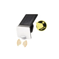 ΗΛΙΑΚΟΣ ΠΡΟΒΟΛΕΑΣ LED ME ANIXNΕΥΤΗ ΚΙΝΗΣΗΣ 12W 4000K 5-1211 ADELEQ